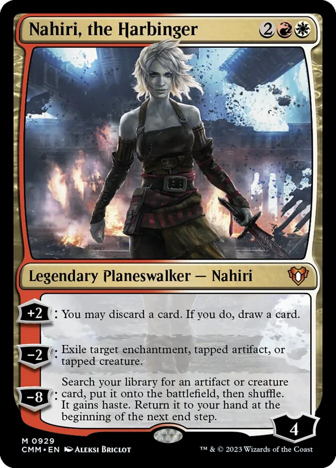 2023 Commander Masters Nahiri, the Harbinger #929 mythic card image