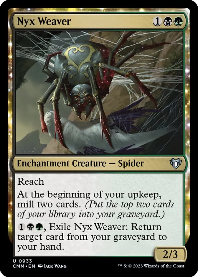 2023 Commander Masters Nyx Weaver uncommon #933 uncommon card image