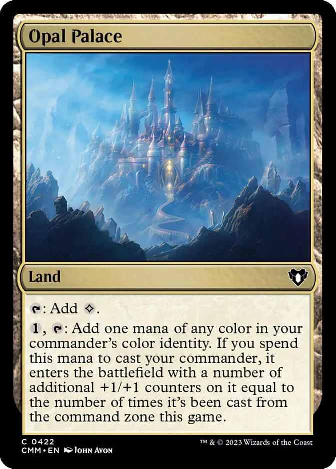2023 Commander Masters Opal Palace common #422 common card image