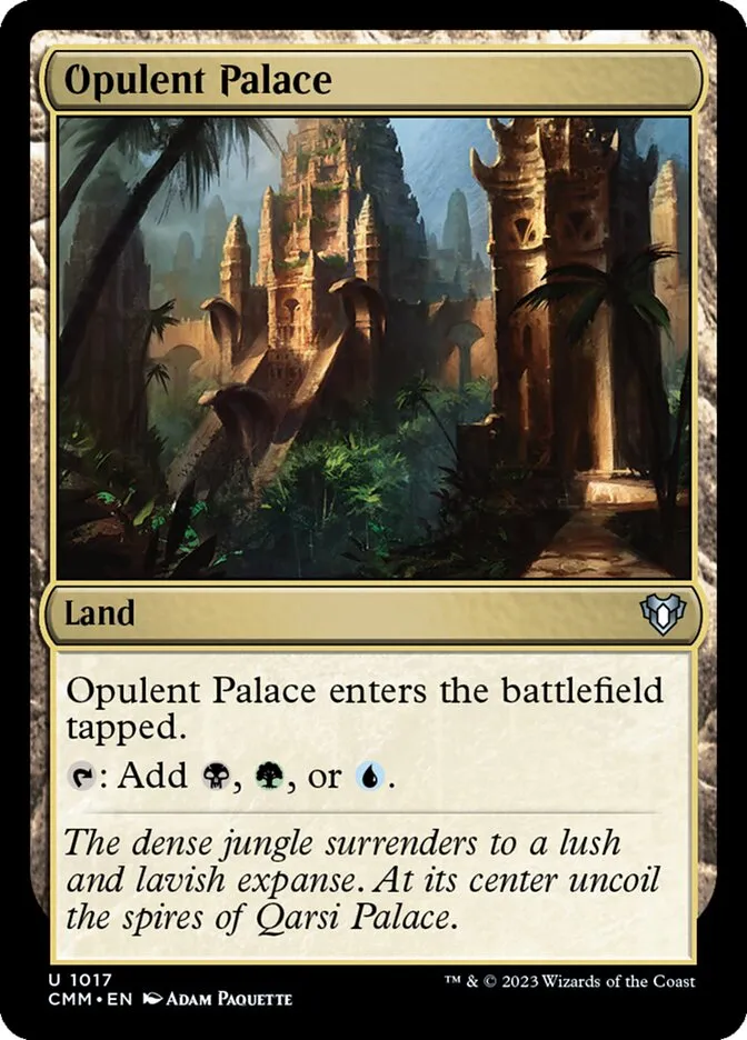 2023 Commander Masters Opulent Palace uncommon #1017 uncommon card image