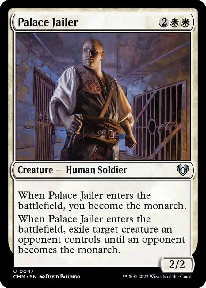 2023 Commander Masters Palace Jailer #47 uncommon card image