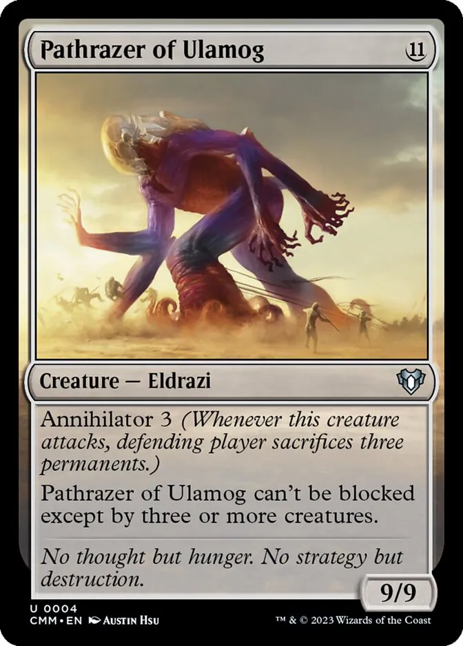 2023 Commander Masters Pathrazer of Ulamog #4 uncommon card image