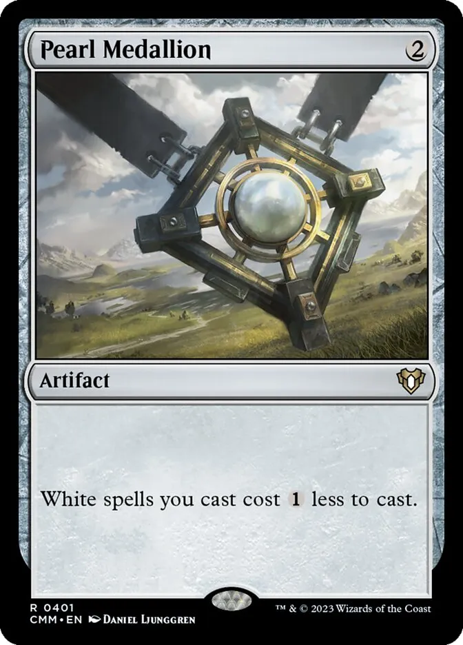 2023 Commander Masters Pearl Medallion #401 rare card image