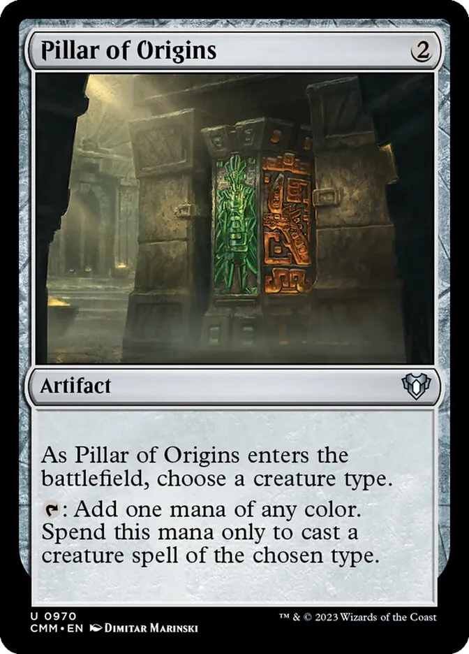 2023 Commander Masters Pillar of Origins #970 uncommon card image