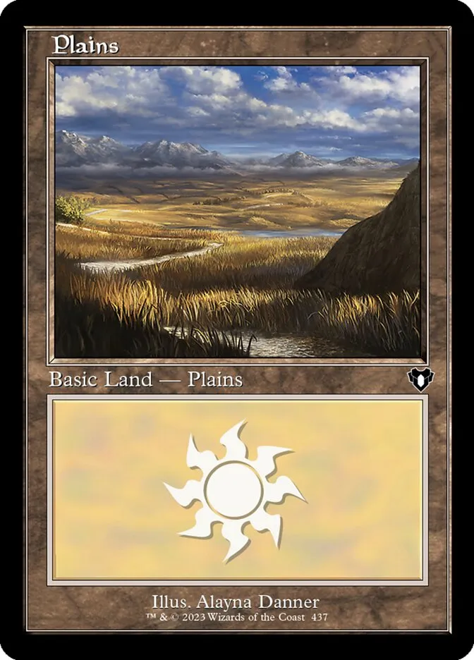 2023 Commander Masters Plains common #437 common card image