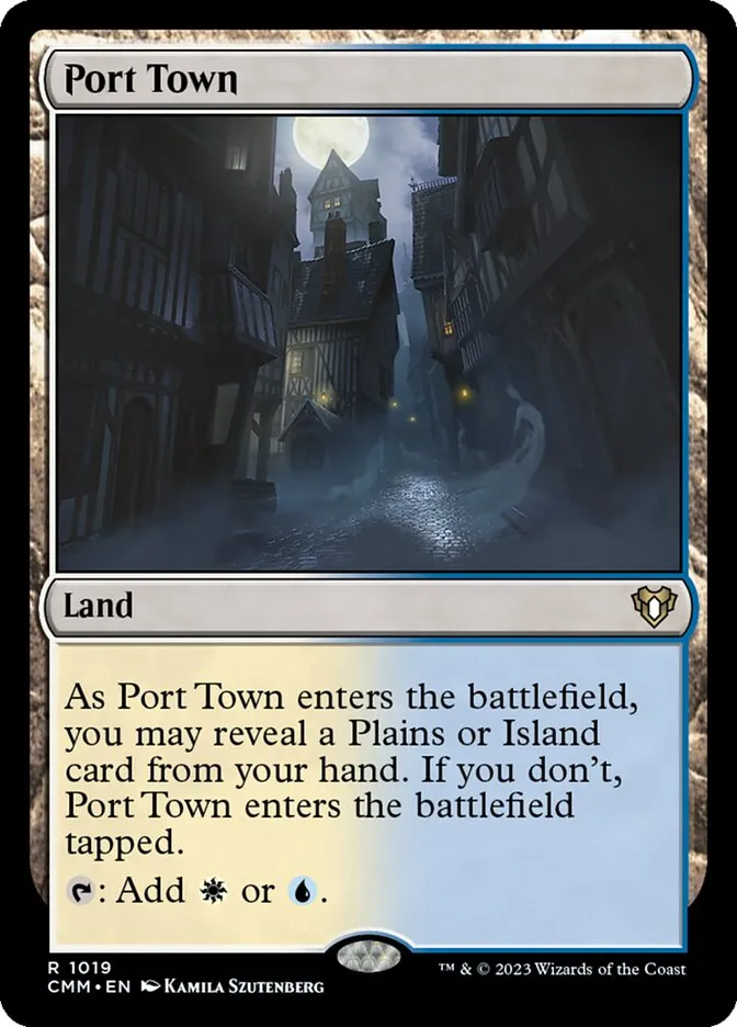 2023 Commander Masters Port Town #1019 rare card image