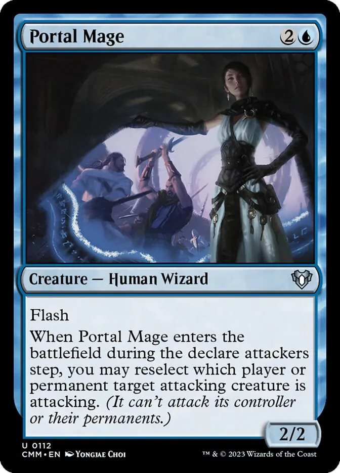 2023 Commander Masters Portal Mage uncommon #112 uncommon card image