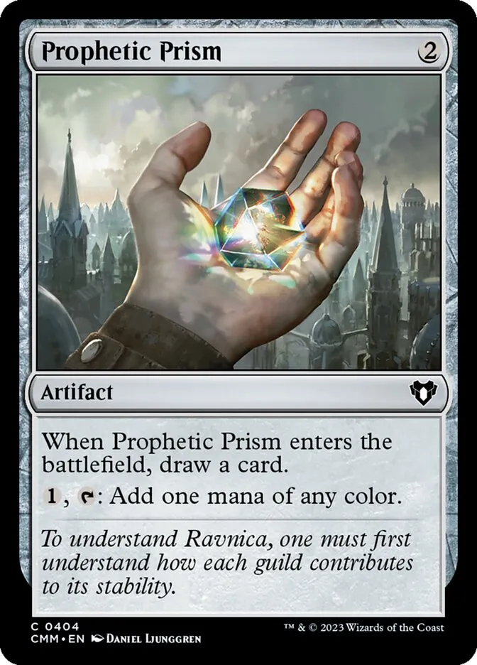 2023 Commander Masters Prophetic Prism common #404 common card image