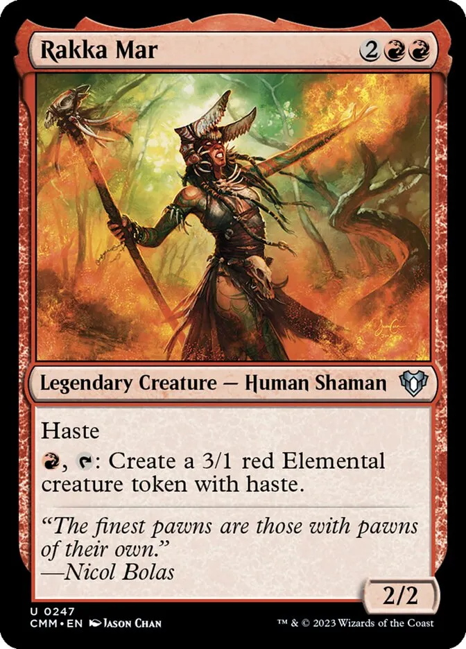 2023 Commander Masters Rakka Mar uncommon #247 uncommon card image