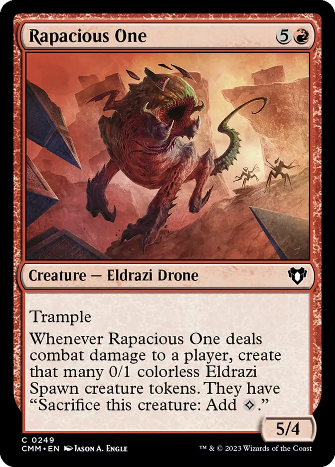 2023 Commander Masters Rapacious One common #249 common card image