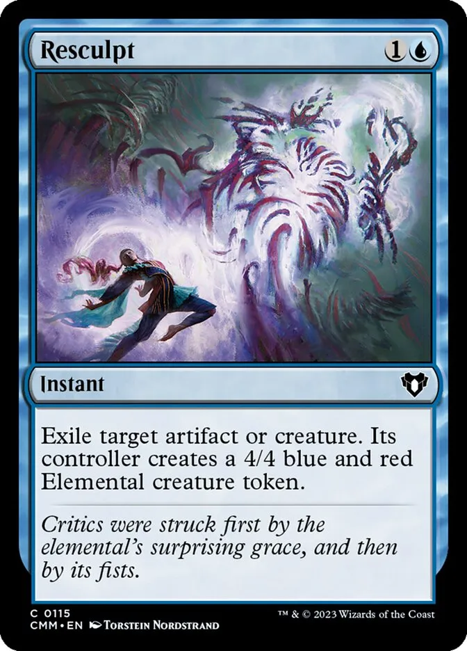 2023 Commander Masters Resculpt common #115 common card image