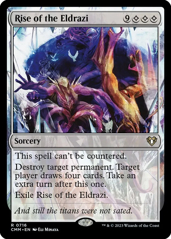 2023 Commander Masters Rise of the Eldrazi #716 rare card image
