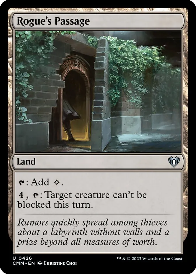 2023 Commander Masters Rogue's Passage uncommon #426 uncommon card image