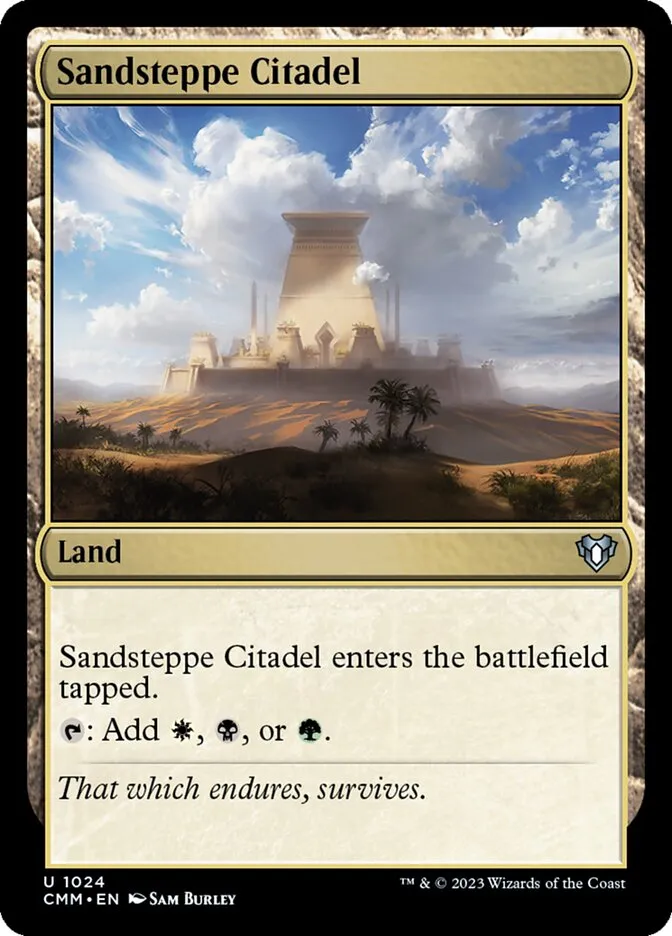 2023 Commander Masters Sandsteppe Citadel uncommon #1024 uncommon card image