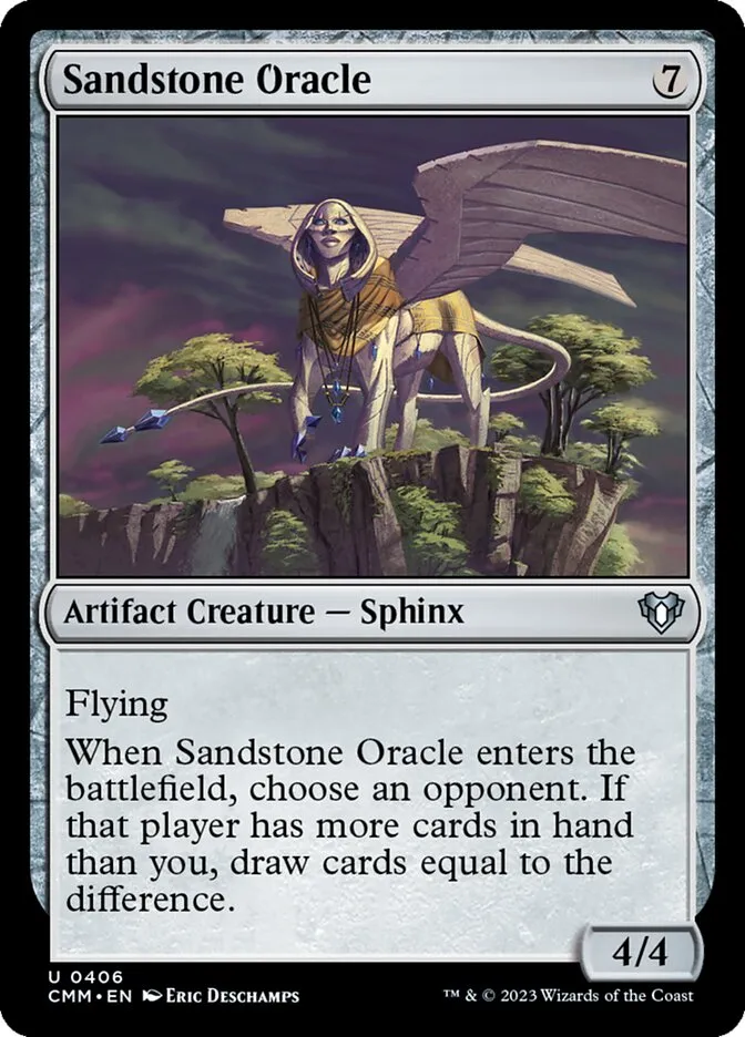 2023 Commander Masters Sandstone Oracle uncommon #406 uncommon card image