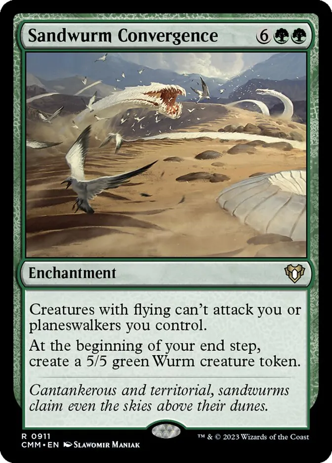 2023 Commander Masters Sandwurm Convergence #911 rare card image