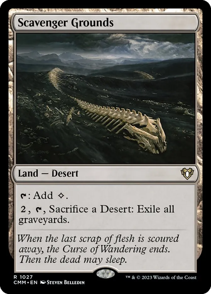 2023 Commander Masters Scavenger Grounds #1027 rare card image