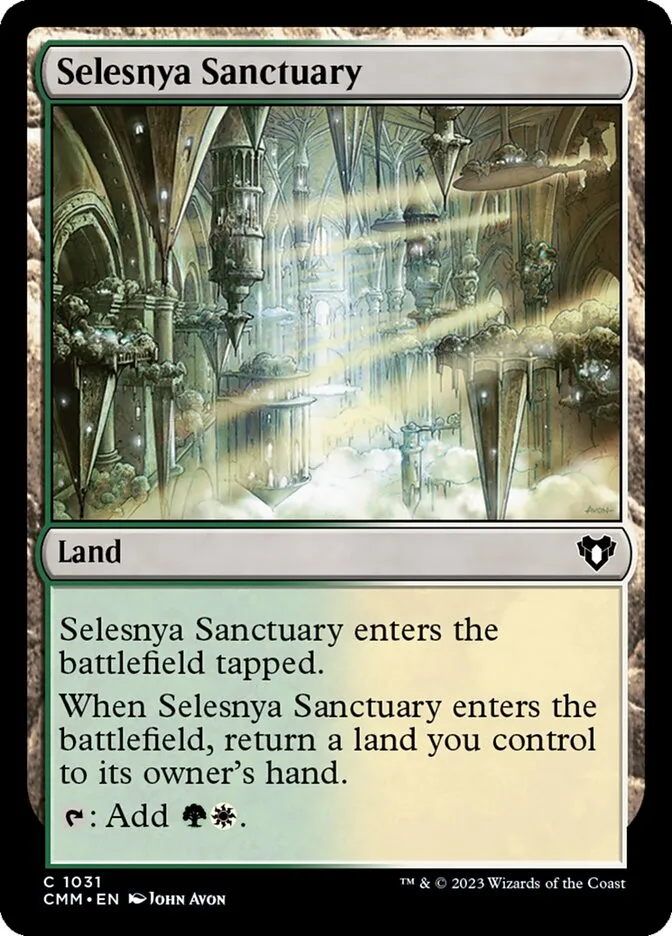 2023 Commander Masters Selesnya Sanctuary #1031 common card image