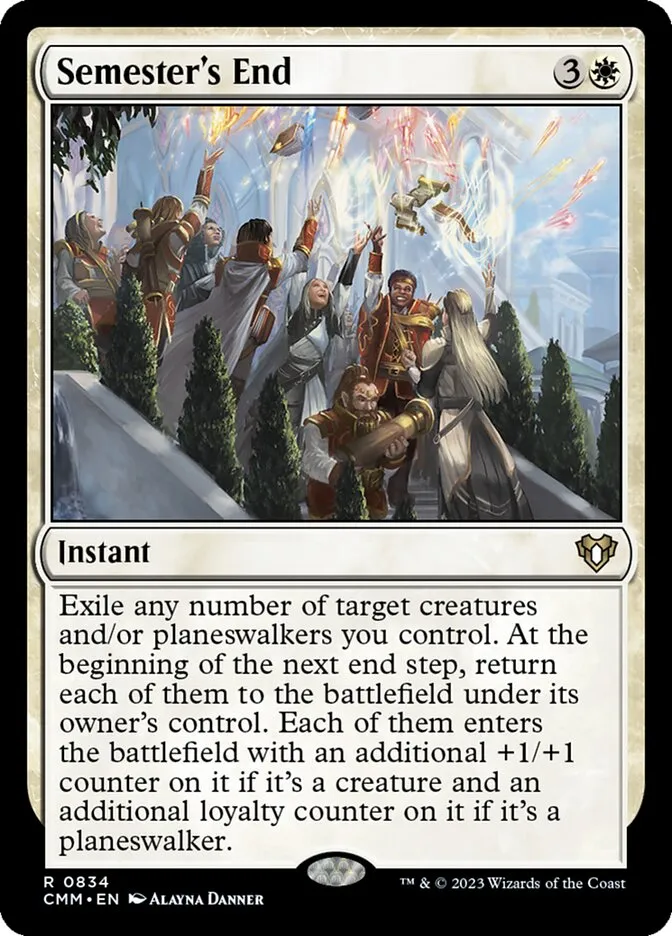 2023 Commander Masters Semester's End rare #834 rare card image