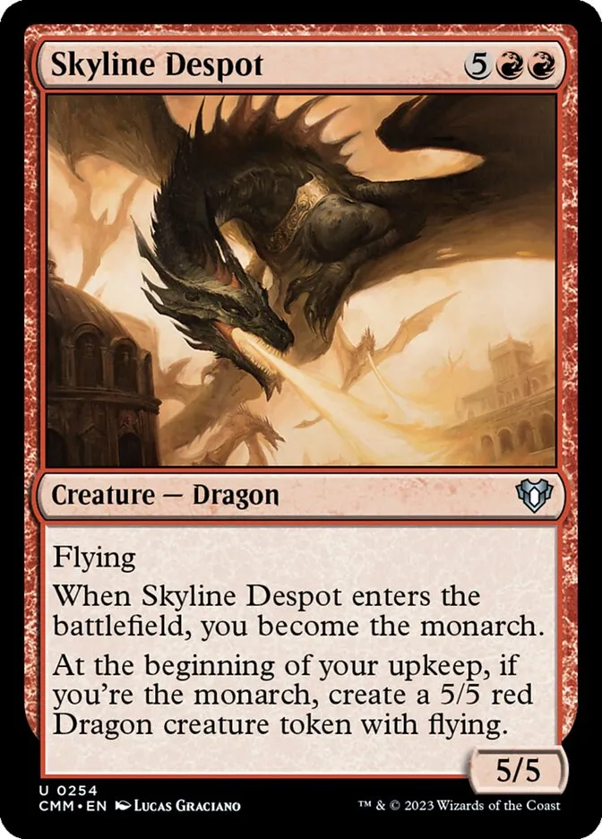 2023 Commander Masters Skyline Despot #254 uncommon card image