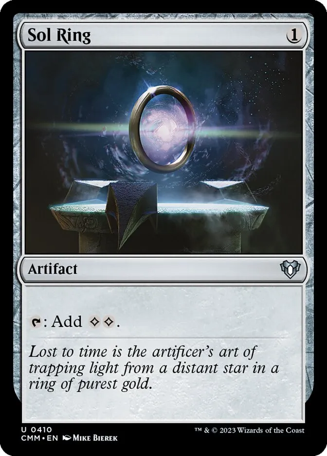 2023 Commander Masters Sol Ring uncommon #410 uncommon card image