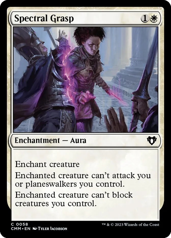 2023 Commander Masters Spectral Grasp common #58 common card image