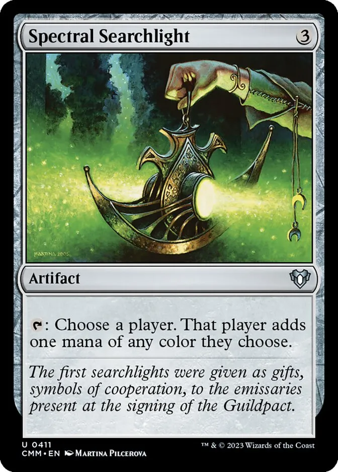 2023 Commander Masters Spectral Searchlight uncommon #411 uncommon card image