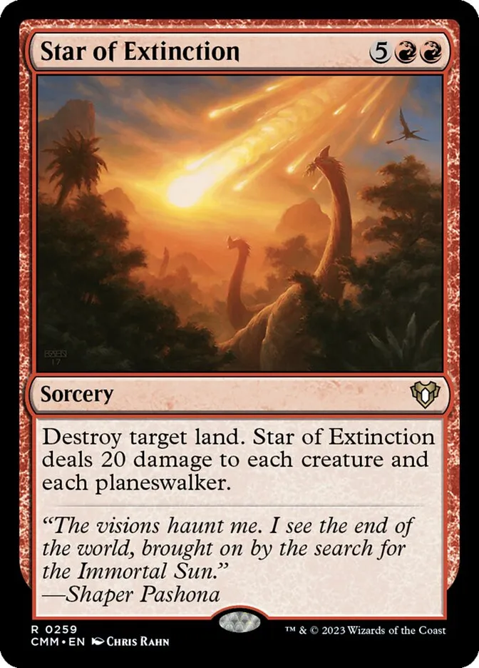 2023 Commander Masters Star of Extinction #259 rare card image