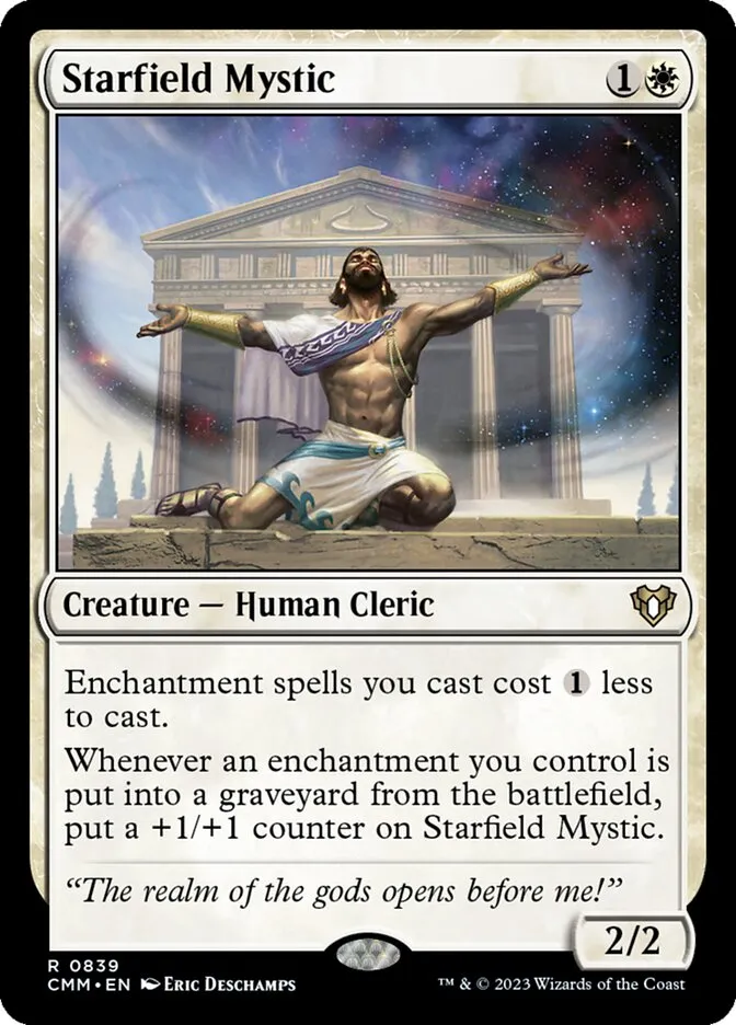 2023 Commander Masters Starfield Mystic #839 rare card image