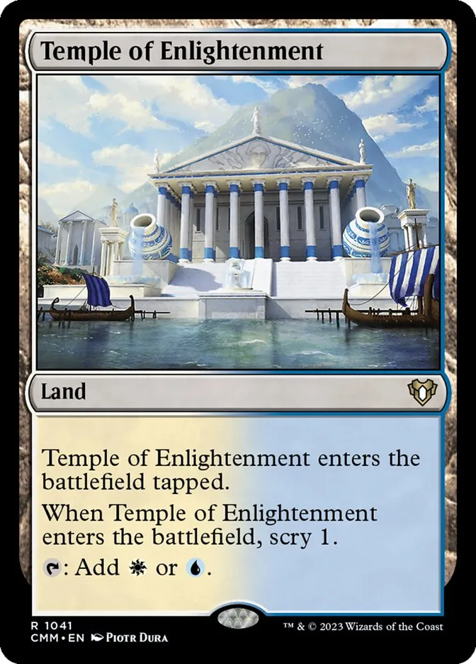 2023 Commander Masters Temple of Enlightenment #1041 rare card image