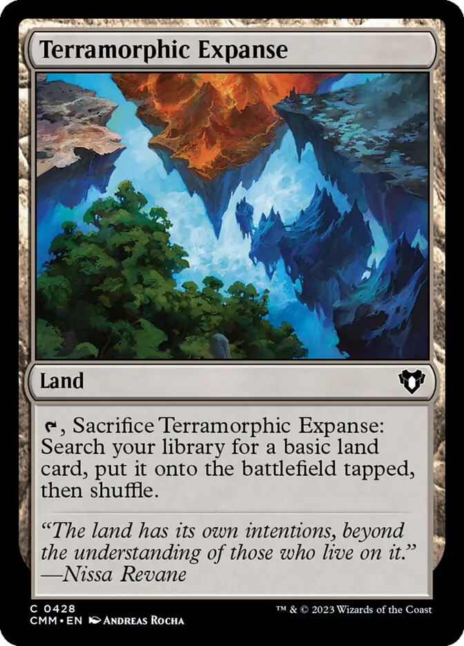 2023 Commander Masters Terramorphic Expanse common #428 common card image
