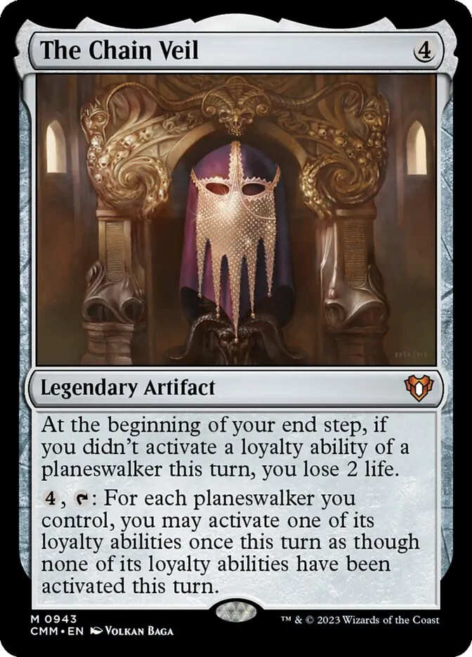 2023 Commander Masters The Chain Veil #943 mythic card image