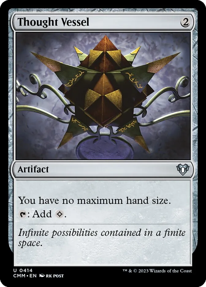 2023 Commander Masters Thought Vessel uncommon #414 uncommon card image