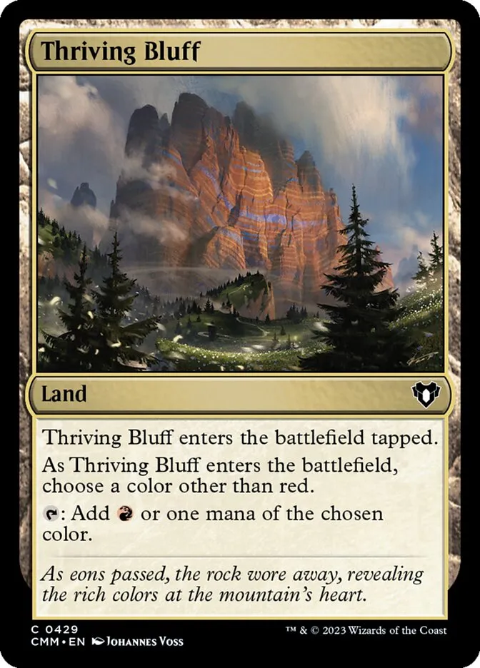 2023 Commander Masters Thriving Bluff common #429 common card image