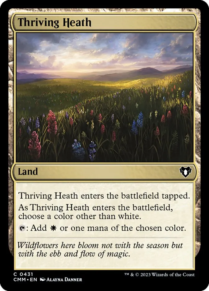 2023 Commander Masters Thriving Heath common #431 common card image