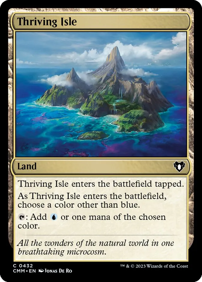2023 Commander Masters Thriving Isle #432 common card image