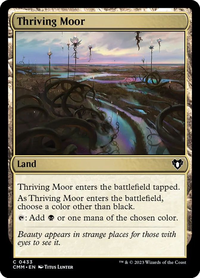 2023 Commander Masters Thriving Moor common #433 common card image