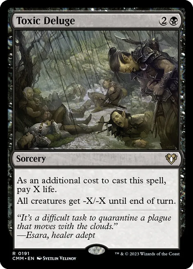 2023 Commander Masters Toxic Deluge #191 rare card image