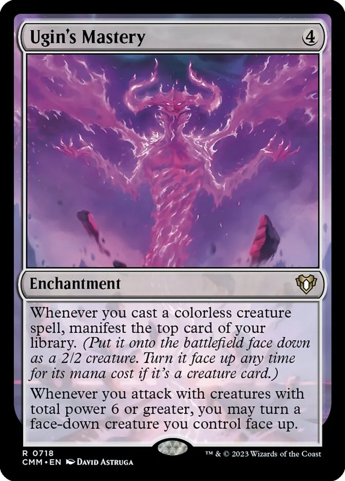 2023 Commander Masters Ugin's Mastery #718 rare card image