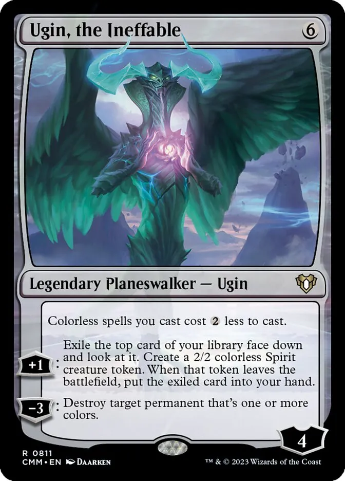 2023 Commander Masters Ugin, the Ineffable #811 rare card image