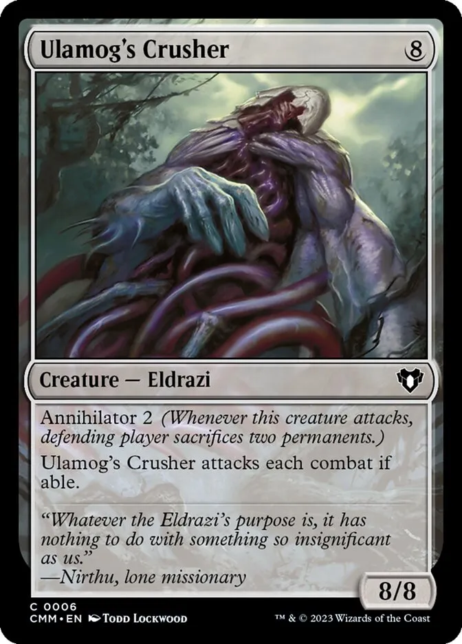 2023 Commander Masters Ulamog's Crusher common #6 common card image