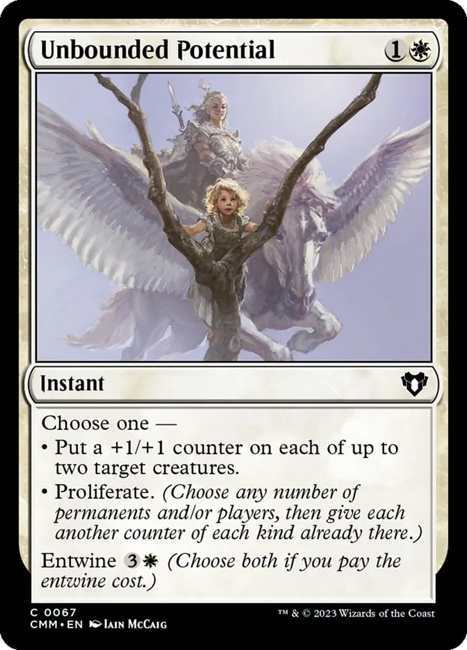 2023 Commander Masters Unbounded Potential common #67 common card image