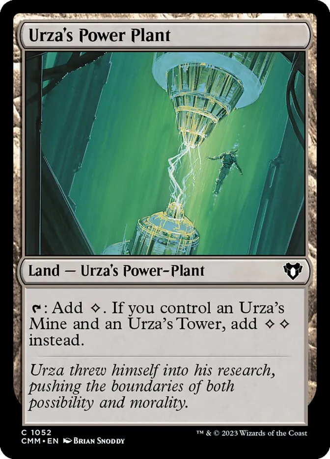 2023 Commander Masters Urza's Power Plant #1052 common card image