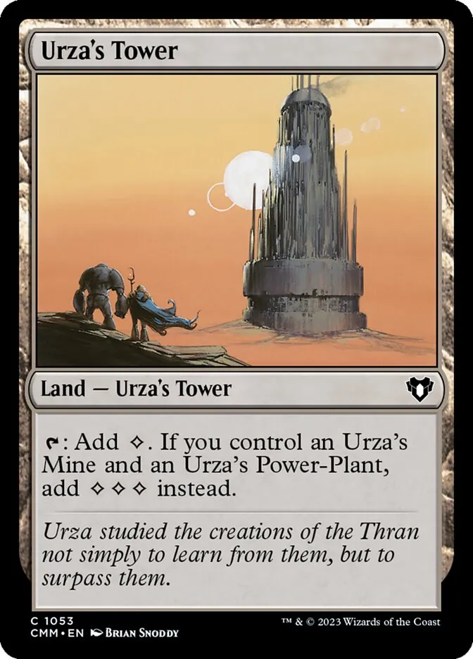 2023 Commander Masters Urza's Tower common #1053 common card image