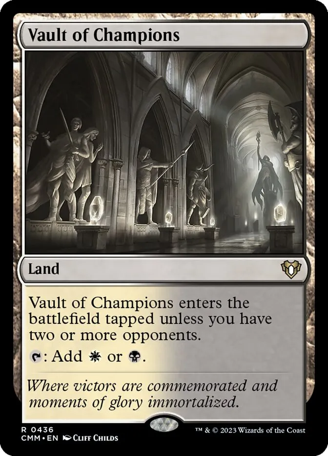2023 Commander Masters Vault of Champions #436 rare card image