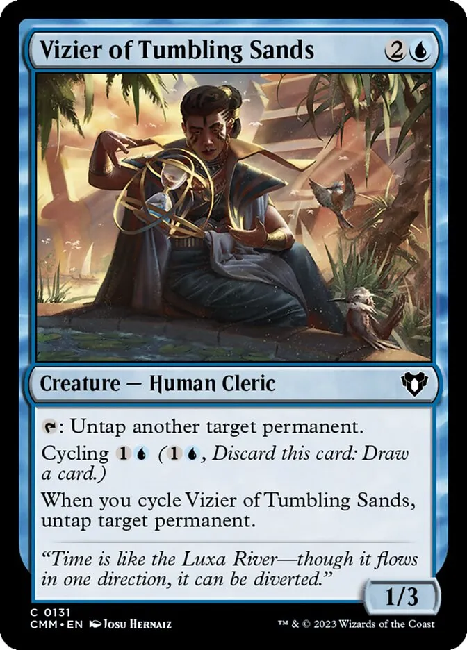 2023 Commander Masters Vizier of Tumbling Sands #131 common card image