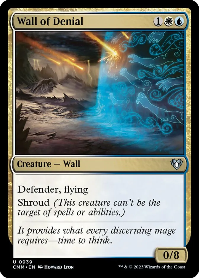 2023 Commander Masters Wall of Denial #939 uncommon card image