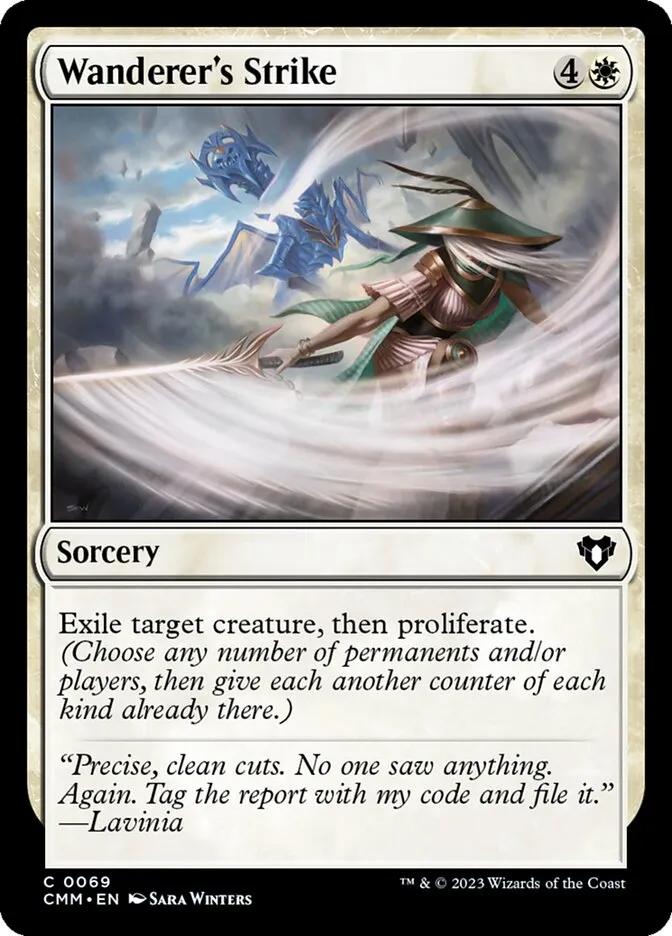 2023 Commander Masters Wanderer's Strike common #69 common card image
