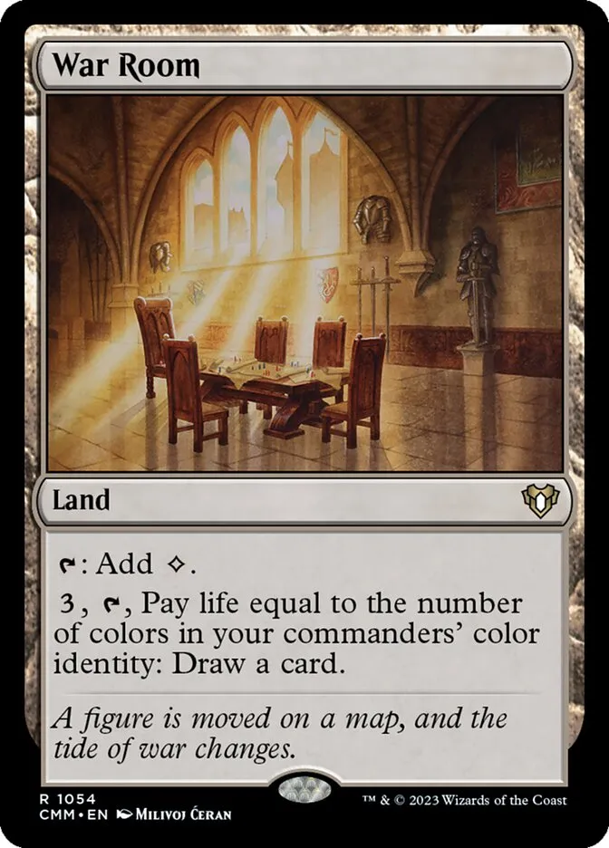 2023 Commander Masters War Room #1054 rare card image