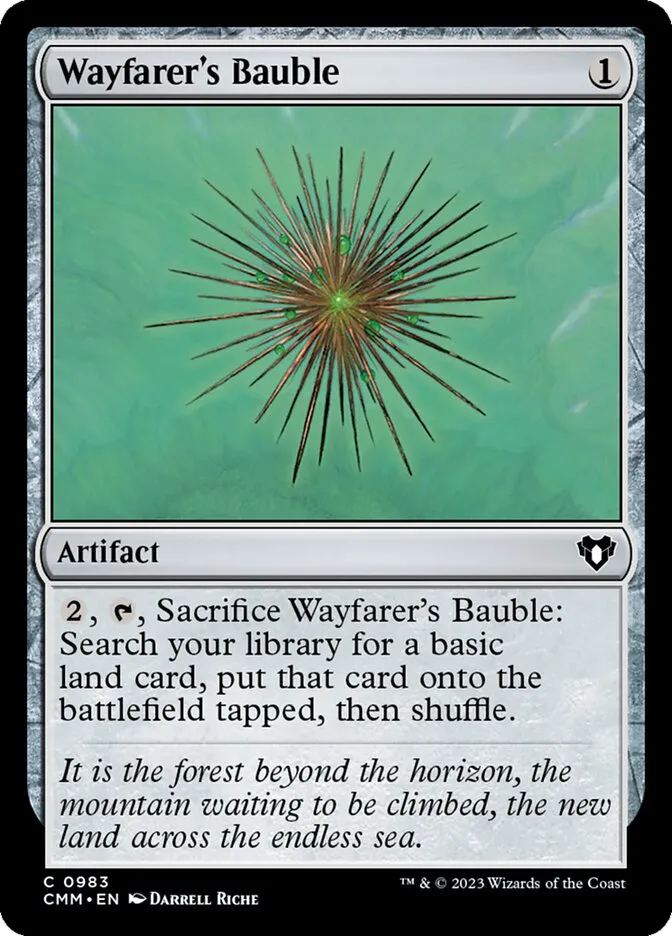 2023 Commander Masters Wayfarer's Bauble common #983 common card image